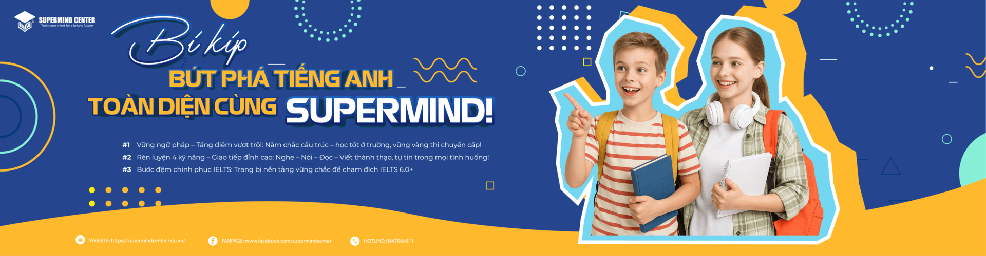 Trung tâm tiếng anh Supermind center